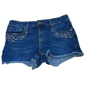 Arizona Jean Company Studded Jean Shorts